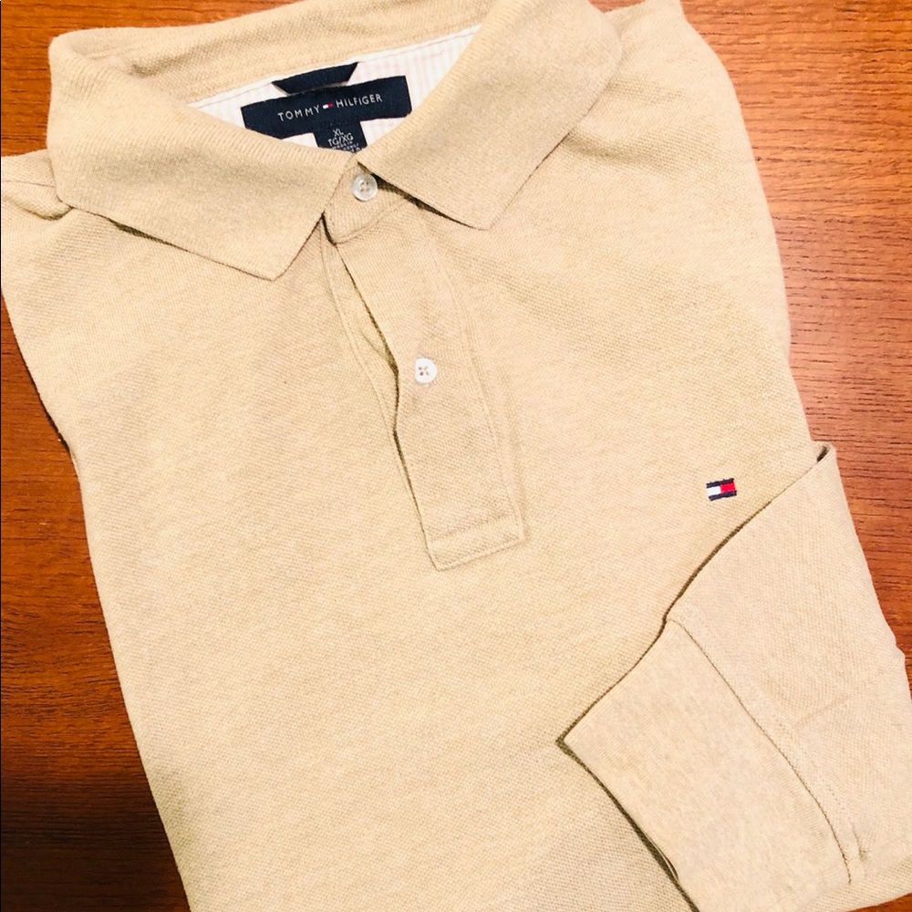 Tommy Hilfiger Men’s LS Polo Shirt XL